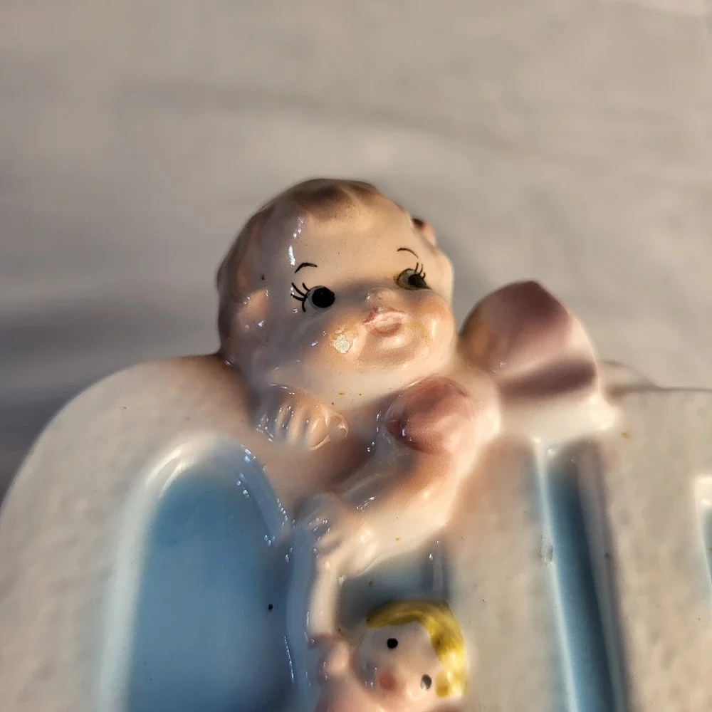 Vintage Baby Girl Planter Napcoware Ceramics